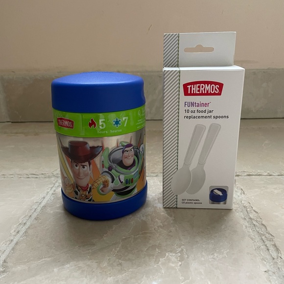 Thermos Dining Nwt Kids Thermos Funtainer Food Jar Disney Pixar Toy